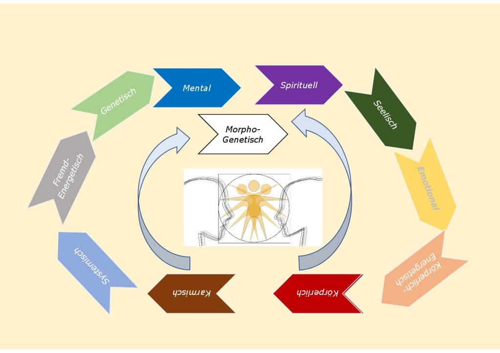 Energietherapie mit der Radionik Schaubild