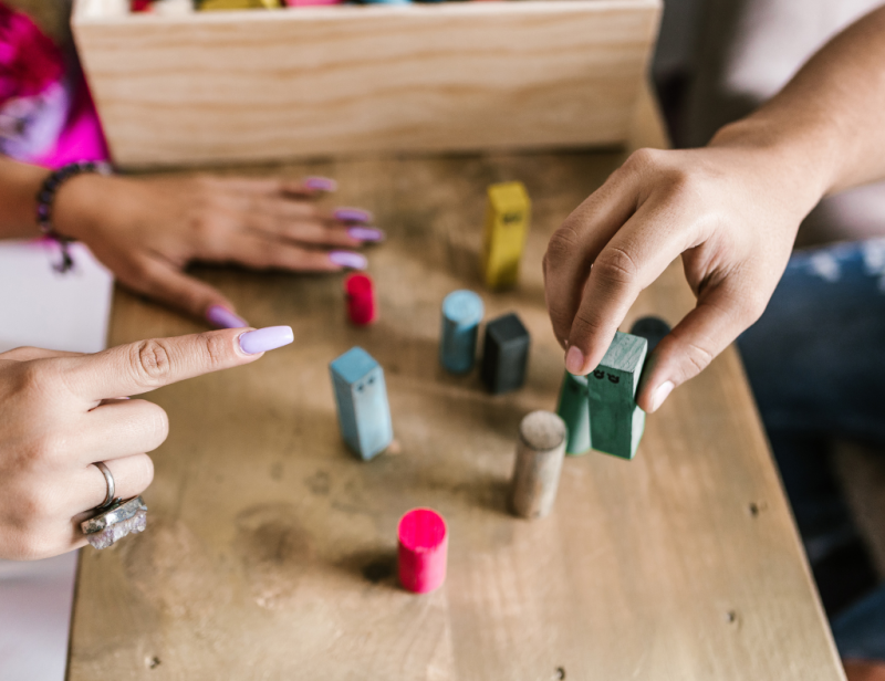 systemische Aufstellung mit dem Aufstellungsbrett